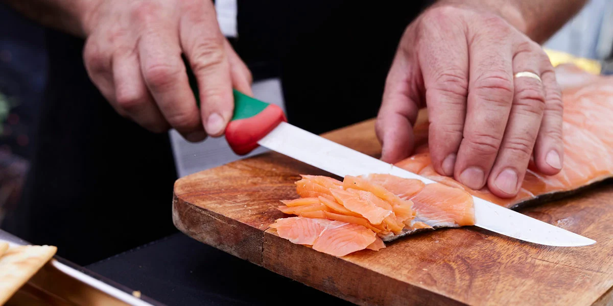 Kalt geräucherter Lachs
