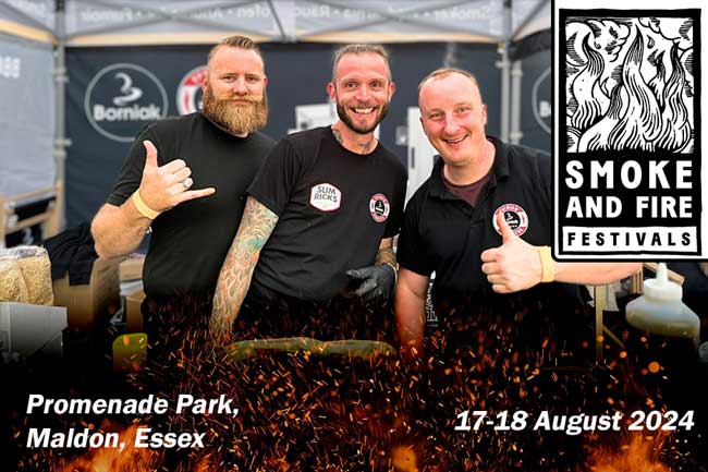 Smoke and Fire Festival 17.–18. August 2024 – Maldon UK