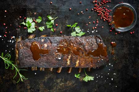Rippchen in Coca-Cola-Sauce